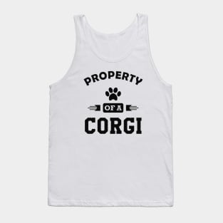 Corgi Dog - Property of a corgi Tank Top